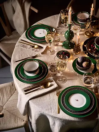 PIP STUDIO | Tazza piccola con manico LOVE BIRDS MEDALLION Verde Scuro | dunkelgrün